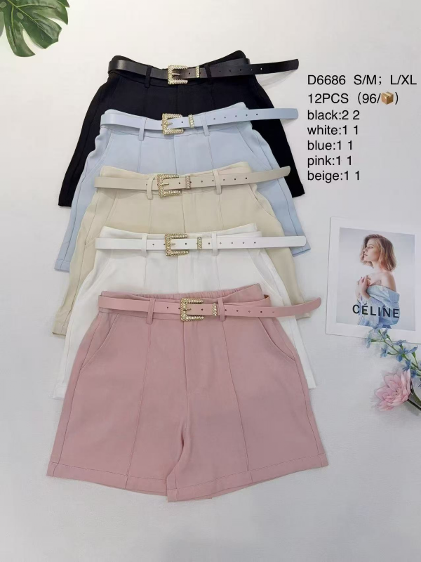 Szorty damskie Roz S/M-L/XL , Mix Kolor Paczka 12 szt